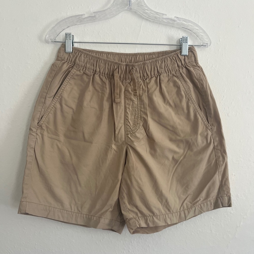 Eddie Bauer Men's Tan Beige Drawstring Shorts 7" Inseam S